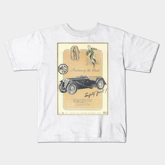 1930 classic sport car Kids T-Shirt by JINTOMANG